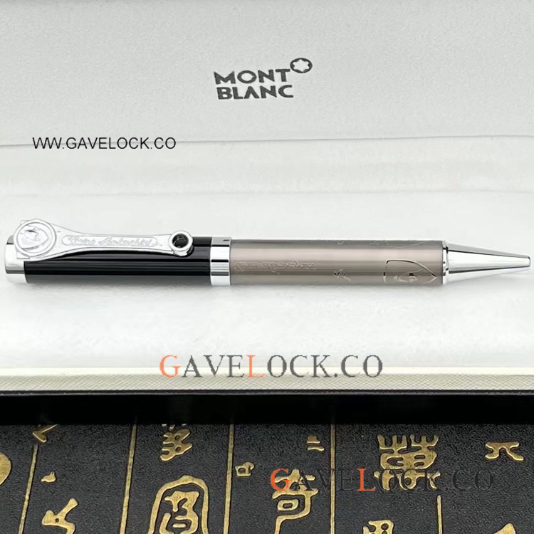 Tonino Lamborghini Special Edition Ballpoint Black and Silver